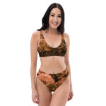 All over print recycled high waisted bikini white front 67e43711708cb.jpg