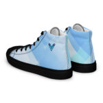 Mens high top canvas shoes black left back 67dd7b483f539.jpg