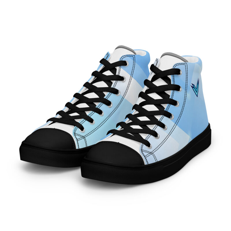 Mens high top canvas shoes black left front 67dd7b483f6e9.jpg