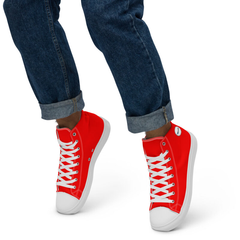 Mens high top canvas shoes white left 67e2cfba7f6b7.jpg