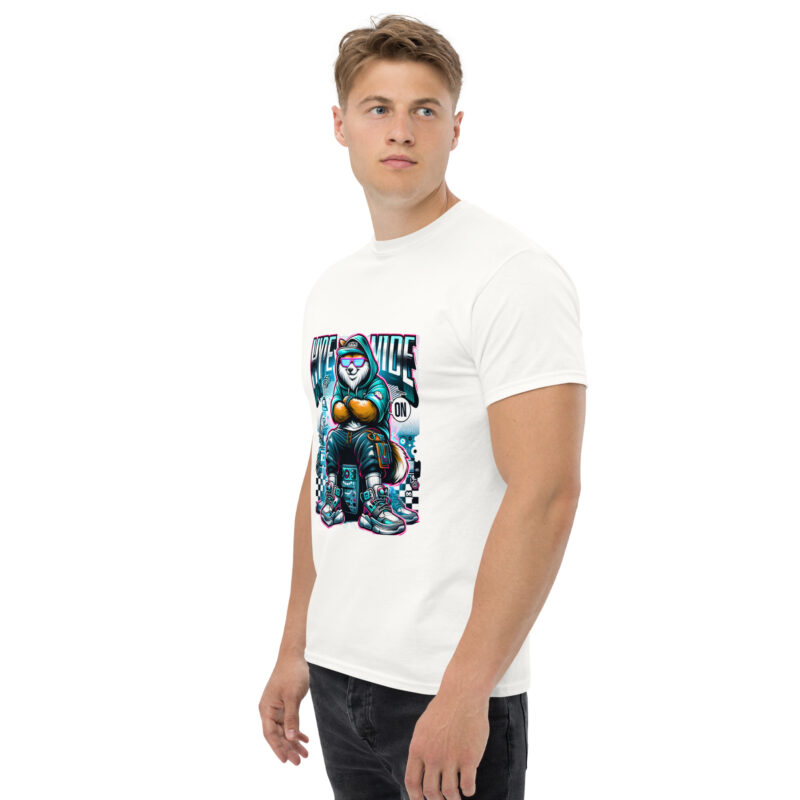 Unisex classic tee white left front 67dc491b066b9.jpg