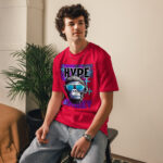 Unisex organic cotton t shirt red front 67dc4d763d6dd.jpg