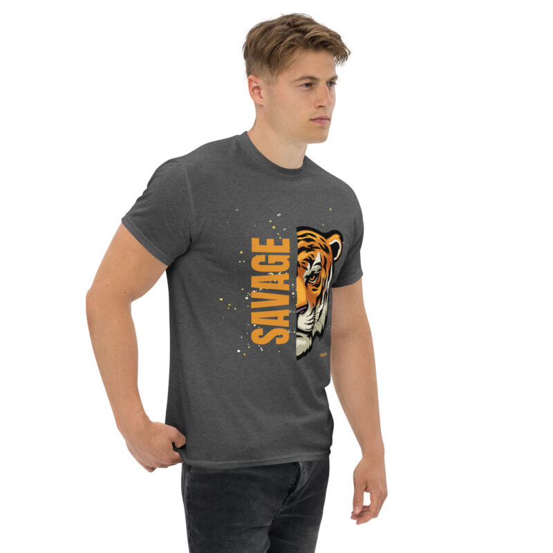 Unisex classic tee dark heather right front 67ec001f040c3.jpg