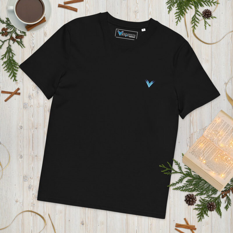 Unisex organic cotton t shirt black front 2 67ef99d4548ec.jpg