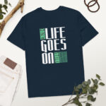 Unisex organic cotton t shirt french navy back 67ef99d4554d1.jpg