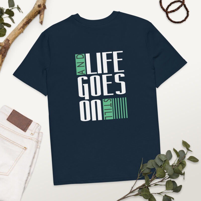 Unisex organic cotton t shirt french navy back 67ef99d4554d1.jpg
