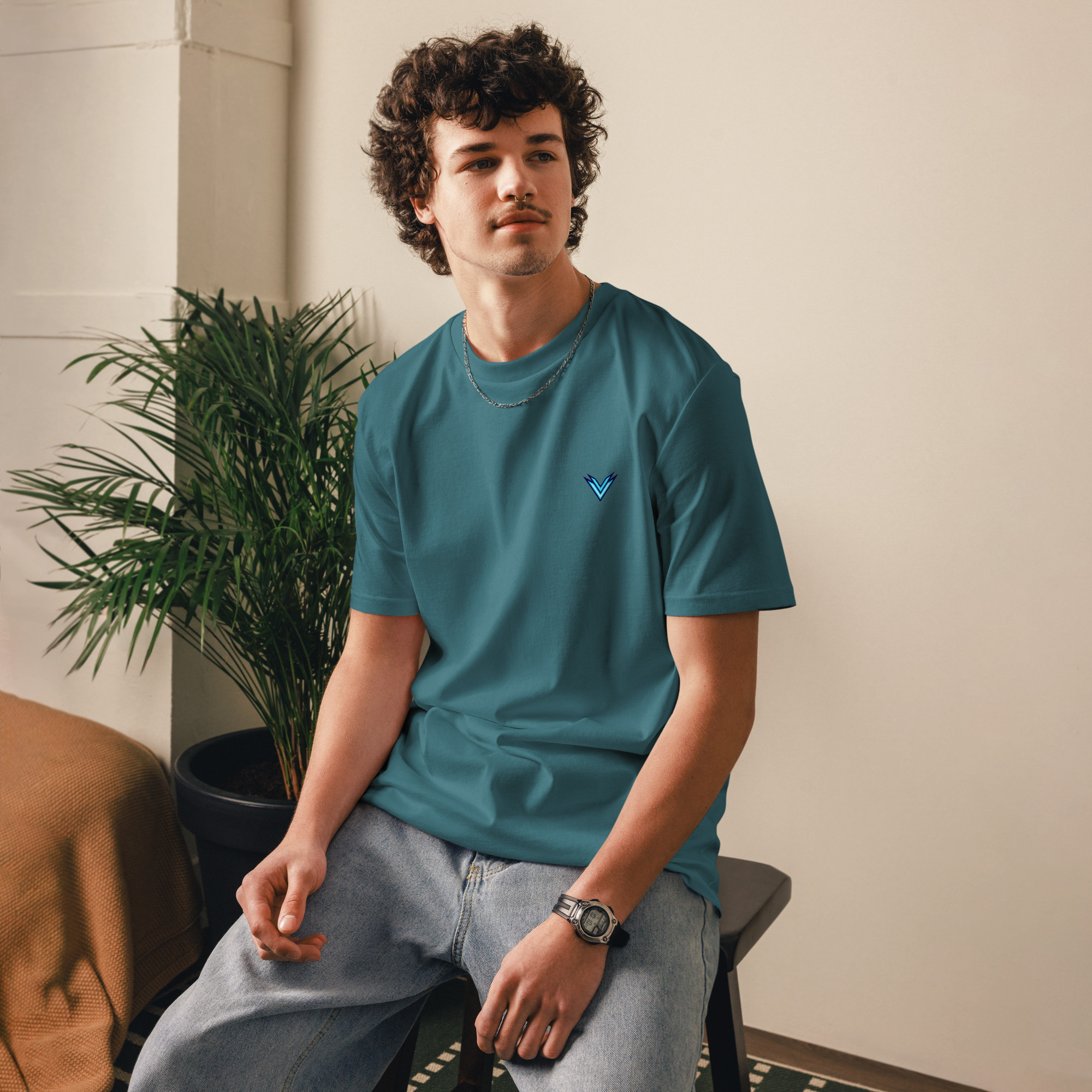 Unisex organic cotton t shirt stargazer front 67ef99d47dd26.jpg